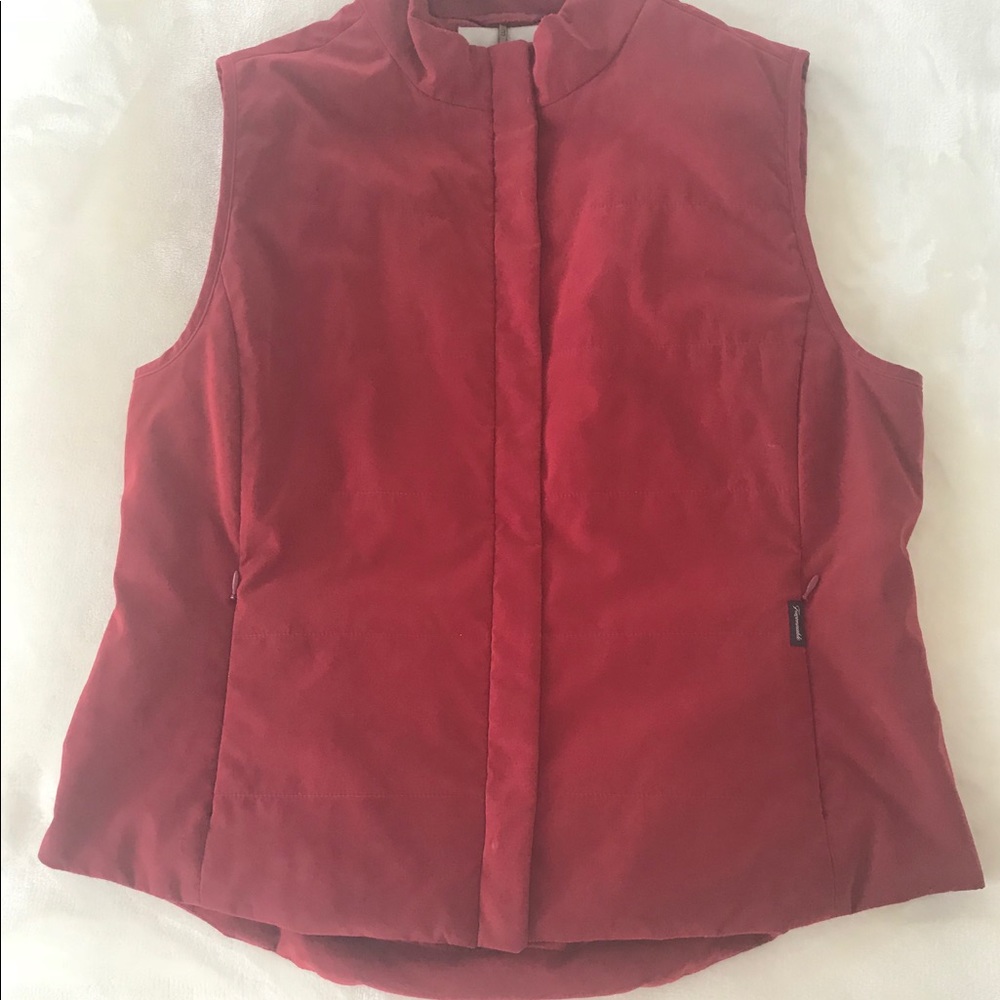 Faconnable red size large vest